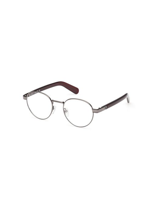 Adidas Black Or5132 008 Optical Frames Metal Round Normal for men