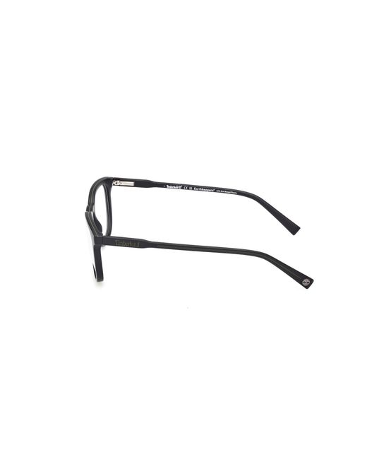 Timberland Black Tb50066 002 Optical Frames Injected Round Normal for men