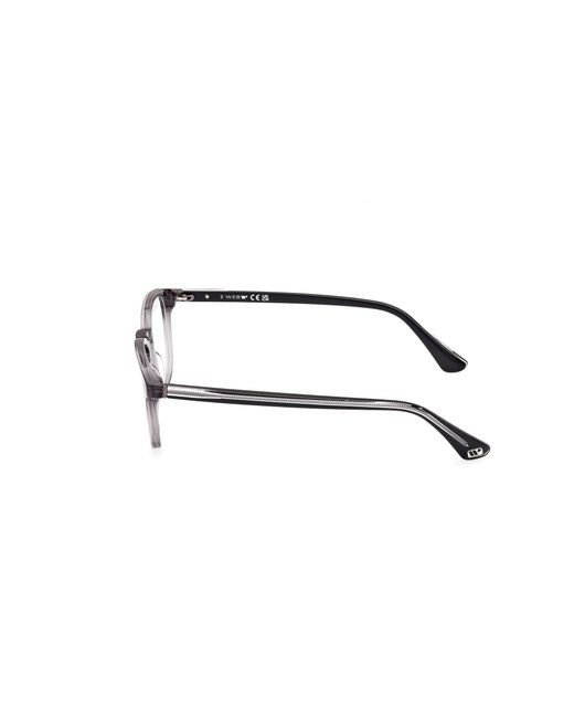 Web Black We5441 020 Optical Frames Acetate Round Normal for men