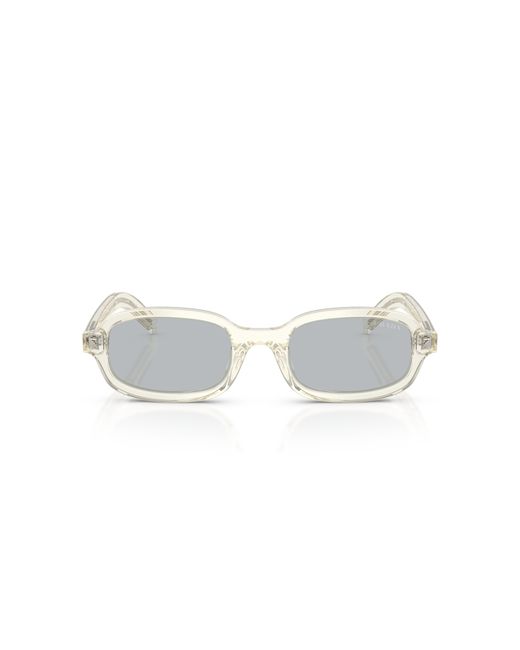 Prada Black Pr D06S 12X40W Sunglasses Acetate Round Normal