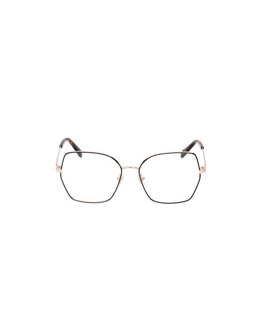 Emilio Pucci Black Ep5213 005 Optical Frames Metal Geometric Normal