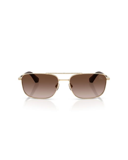 Burberry Black Be3170 110913 Sunglasses Metal Pilot Normal Nuanced for men