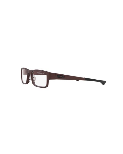 Oakley Black Ox8046 Airdrop 804611 Optical Frames Plastic Squared for men