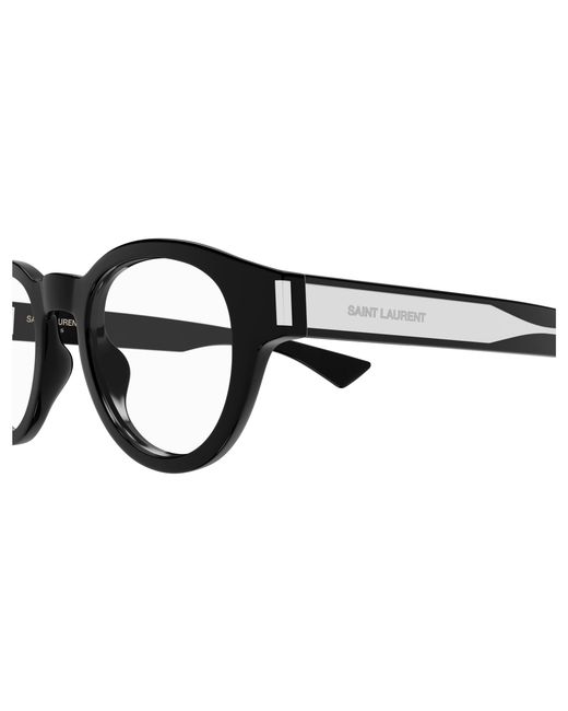 Saint Laurent Black Sl 792 001 Optical Frames Acetate Transparent Round