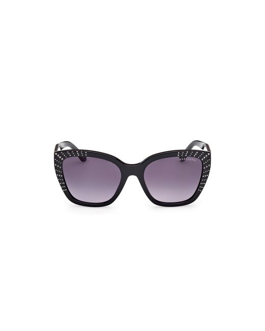 Guess Black Gm00021 01B Sunglasses Acetate Smoke Squared Normal