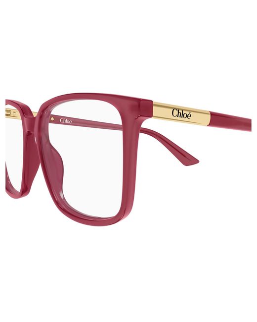 Chloé Black Ch0369O 005 Optical Frames Acetate Transparent Squared