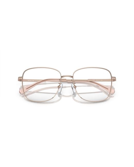 Michael Kors Black Mk3074D Borneo 1108 Optical Frames Metal Transparent Squared Normal