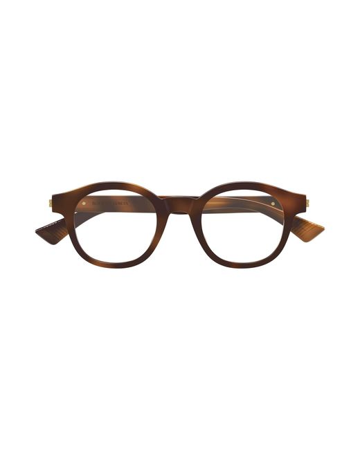 Bottega Veneta Black Bv1413O 005 Optical Frames Acetate Transparent Round for men
