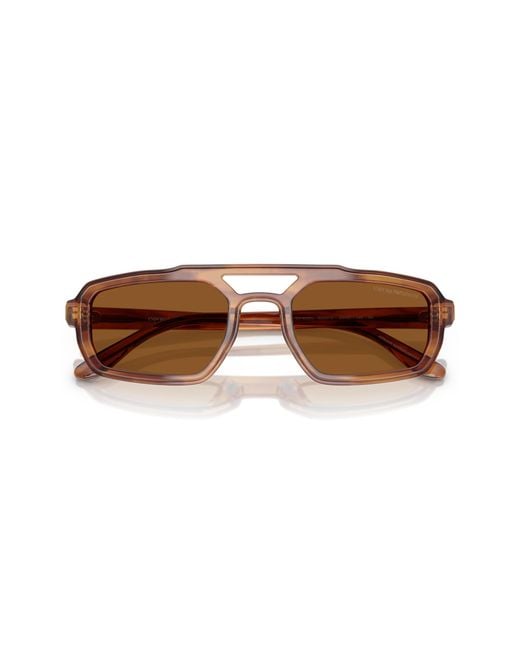 Emporio Armani Black Ea4240U 620373 Sunglasses Acetate Geometric Normal for men