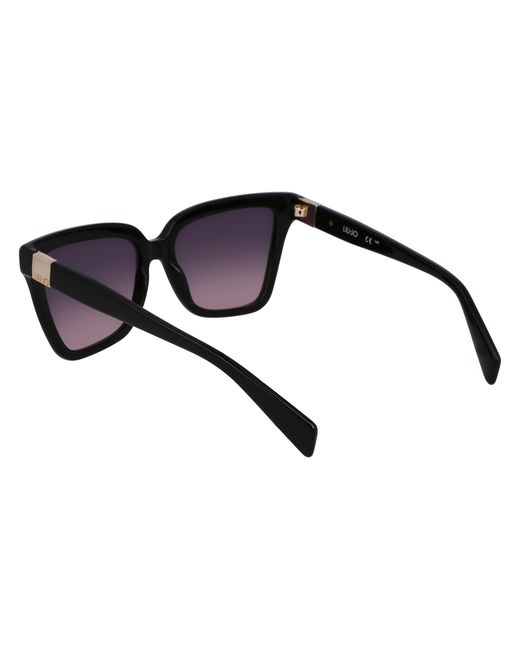 Liu Jo Black Lj803S 001 Sunglasses Acetate Squared Normal
