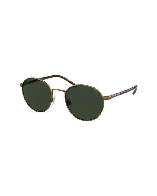 Polo Ralph Lauren Green Ph3133 932471 Sunglasses Metal Pantos Normal for men