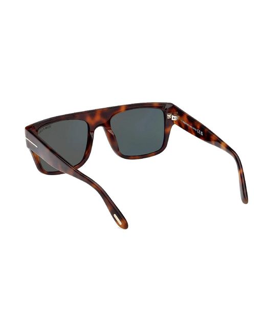 Tom Ford Black Ft0907 Dunning-02 53N Sunglasses Acetate Squared Normal for men