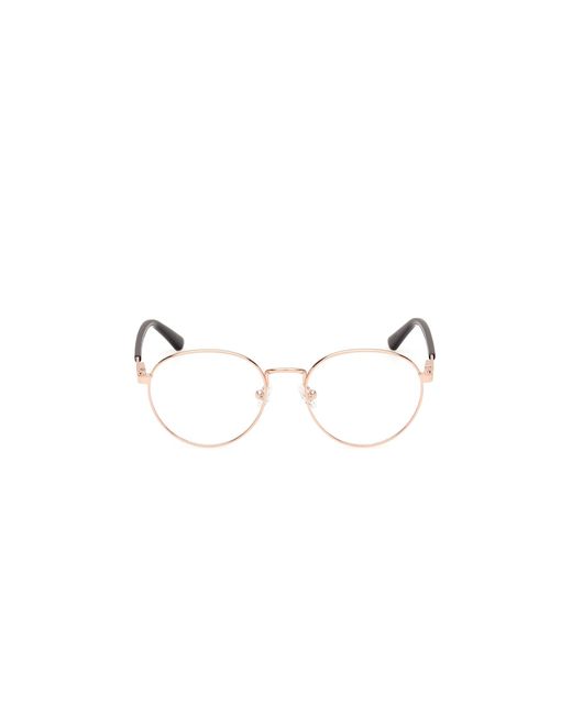Guess Black Gu8274 005 Optical Frames Aluminum Round Normal
