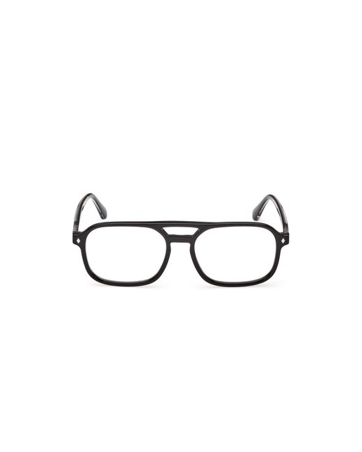 Web Black We5473 005 Optical Frames Acetate Squared Normal for men