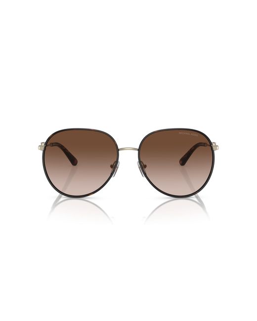 Michael Kors Black Mk1128J Empire 101413 Sunglasses Metal Pilot Normal Shaded