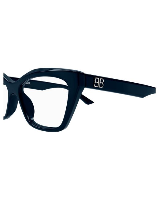 Balenciaga Black Bb0342O 009 Optical Frames Acetate Transparent Cat Eye