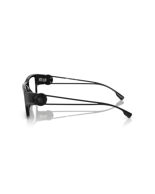 Versace Black Ve3359 5360 Optical Frames Injected Squared Normal for men