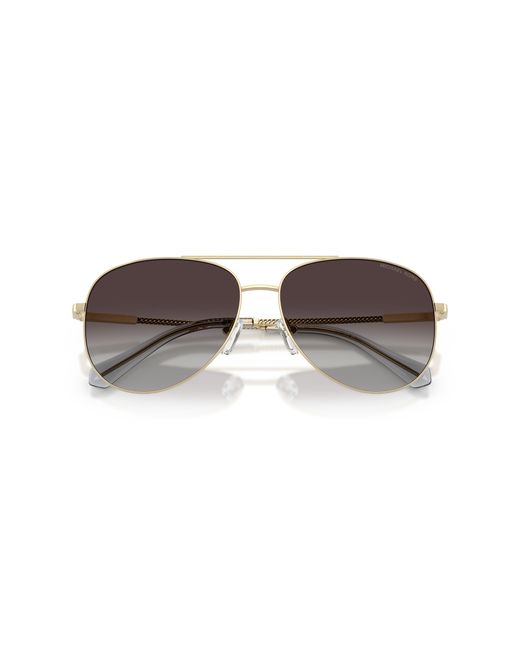 Michael Kors Black Mk1172 Perledo 10148G Sunglasses Metal Pilot Normal Shaded