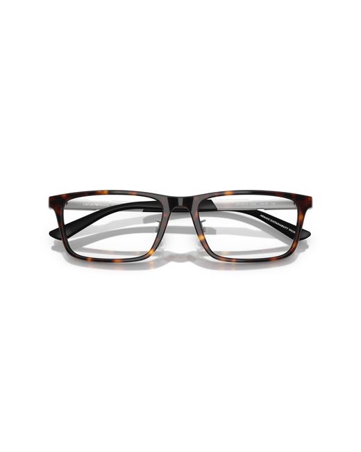 Emporio Armani Black Ea3251D 5026 Optical Frames Acetate Squared Normal for men