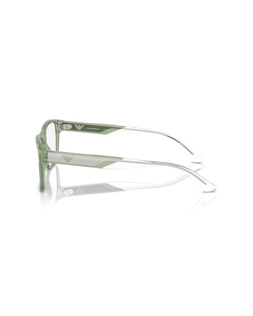 Emporio Armani Black Ea3239 6094 Optical Frames Acetate Transparent Squared Normal for men