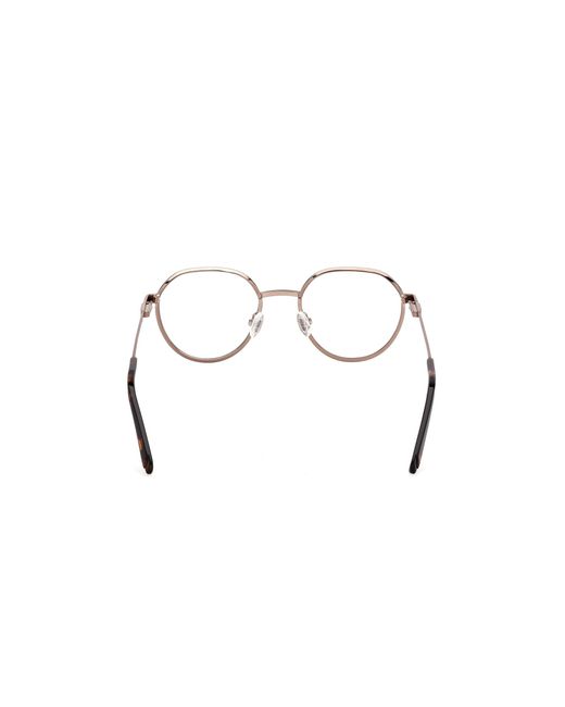 Guess Black Gu50239 037 Optical Frames Metal Round Normal for men