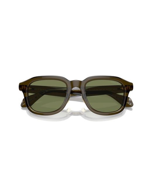 Giorgio Armani Green Ar8206 60612A Sunglasses Acetate Squared Normal for men