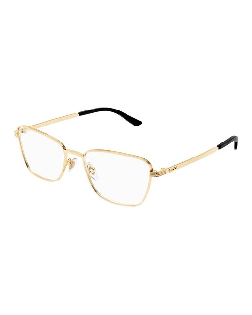 Gucci Black Gg1880O 001 Optical Frames Metal Transparent Cat Eye