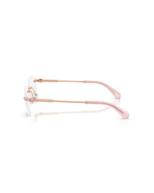Swarovski Black Sk1035D 4014 Optical Frames Metal Round Normal