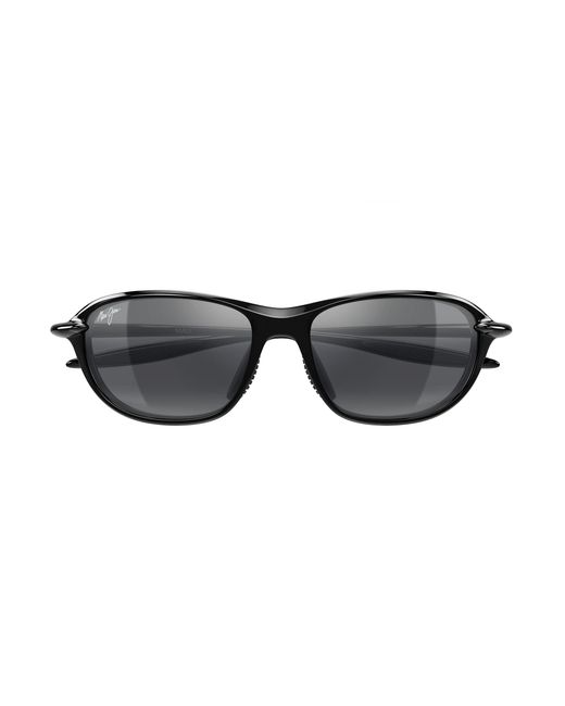Maui Jim Black Mj0339S 001 Sunglasses Bio-Injected Round for men