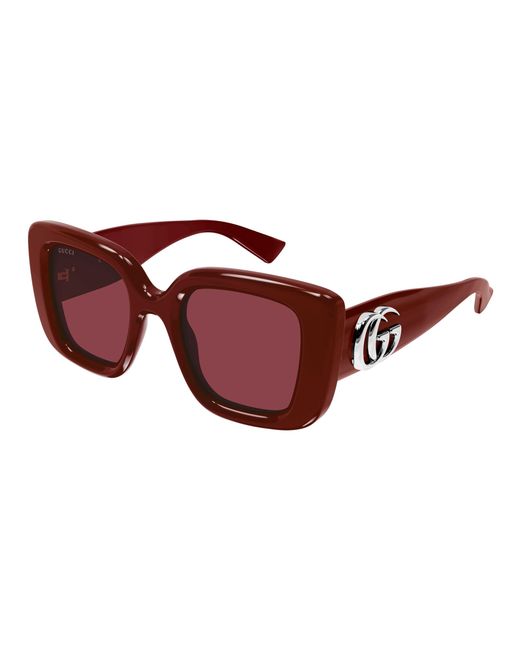 Gucci Black Gg1975S 005 Sunglasses Injected Butterfly