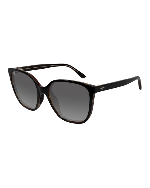 Maui Jim Black Mj0871S 001 Sunglasses Injected Butterfly