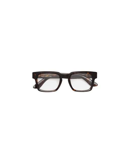 Retrosuperfuture Black Sx0 Numero 133 Optical Frames Acetate Squared