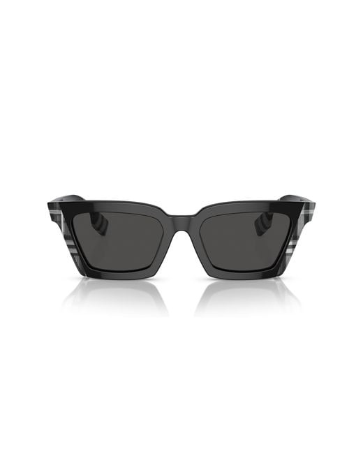 Burberry Black Be4392U Briar 405187 Sunglasses Acetate Squared Normal
