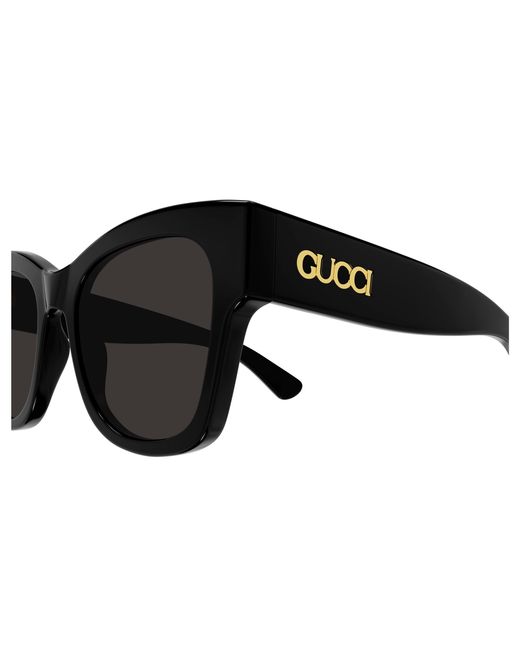 Gucci Black Gg1789S 001 Sunglasses Acetate Butterfly