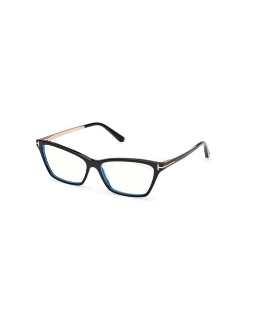 Tom Ford Black Ft6135-B 001 Optical Frames Acetate Butterfly Normal