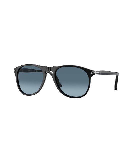Persol Black Po9649S 95/Q8 Sunglasses Plastic Pilot Normal Shaded for men