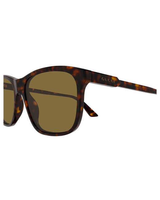 Gucci Black Gg1819S 002 Sunglasses Acetate Squared for men