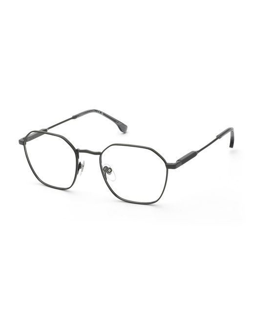 Lozza Black Vl2431 Gallipoli 2 568 Optical Frames Metal Geometric for men