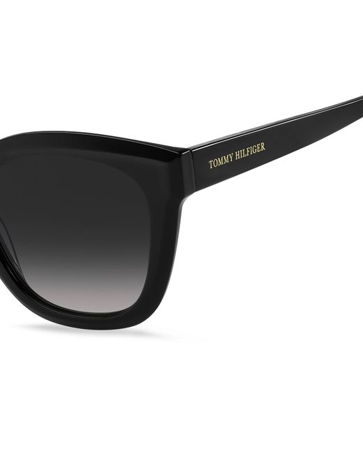 Tommy Hilfiger Black Th 1884/S 807/9O Sunglasses Acetate Cat Eye Shaded