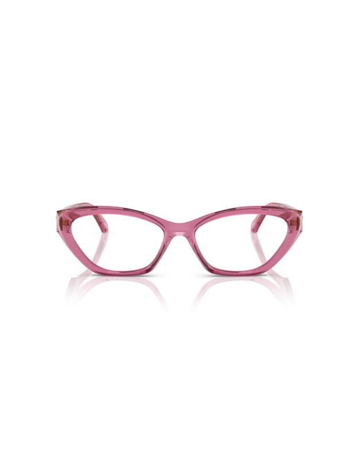 Versace Black Ve3356 5469 Optical Frames Acetate Cat Eye Normal