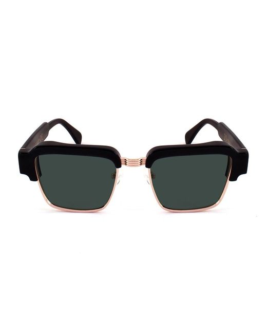 Xlab Black Fraser Sunglasses Acetate Smoke Squared Polarized