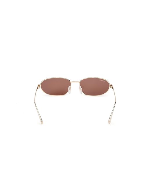 MAX&Co. Black Mo0160 32E Sunglasses Metal Round Normal