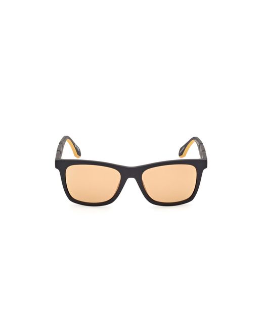 Adidas Black Or0101 02G Sunglasses Injected Squared Normal Mirror