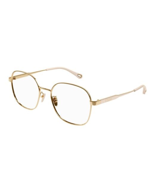 Chloé Black Ch0274Oa 002 Optical Frames Metal Transparent Round