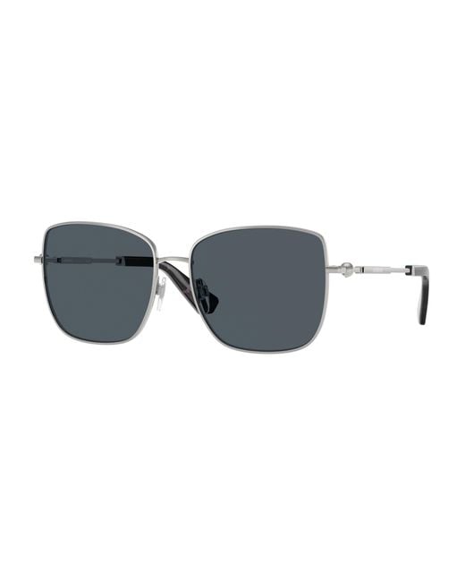 Burberry Black Be3158 135387 Sunglasses Metal Squared Normal