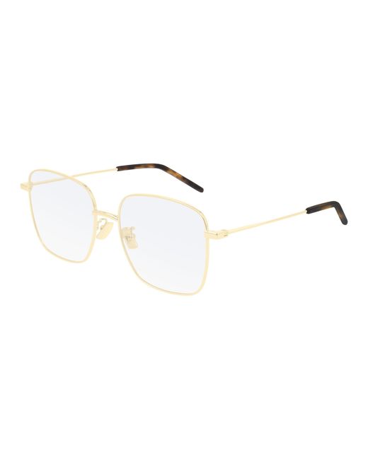 Saint Laurent Black Sl 314 006 Optical Frames Metal Squared