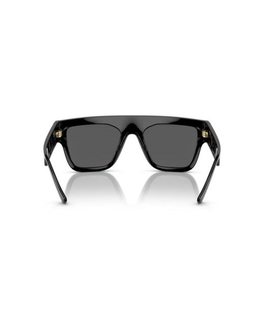 Versace Black Ve4430U Gb1/87 Sunglasses Injected Squared Normal for men