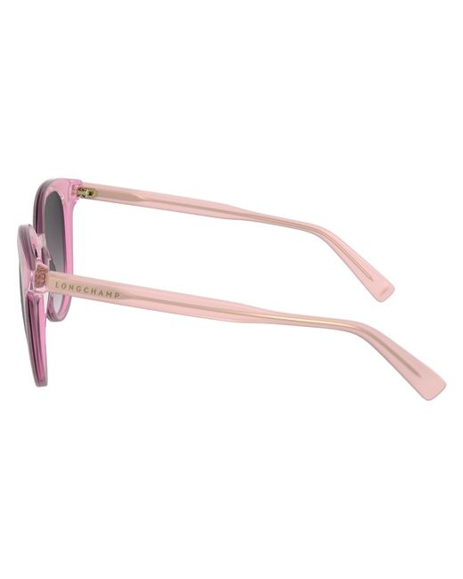 Longchamp Black Lo752S 650 Sunglasses Acetate Round Normal