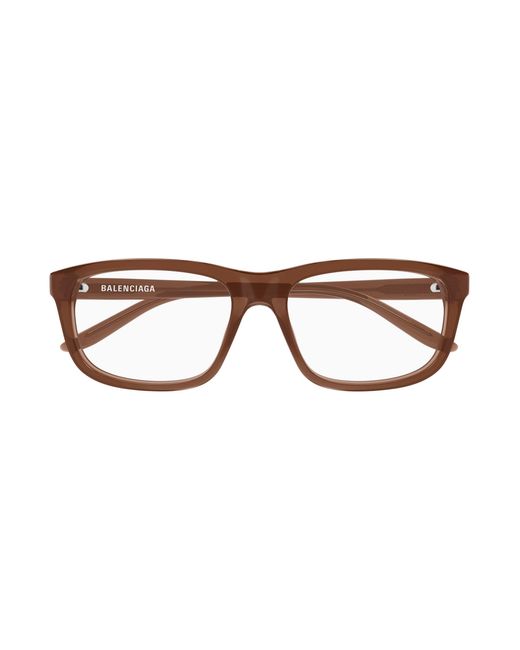 Balenciaga Black Bb0438O 006 Optical Frames Acetate Transparent Squared for men