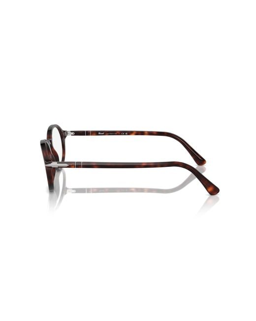Persol Black Po3351V 24 Optical Frames Acetate Transparent Round Normal